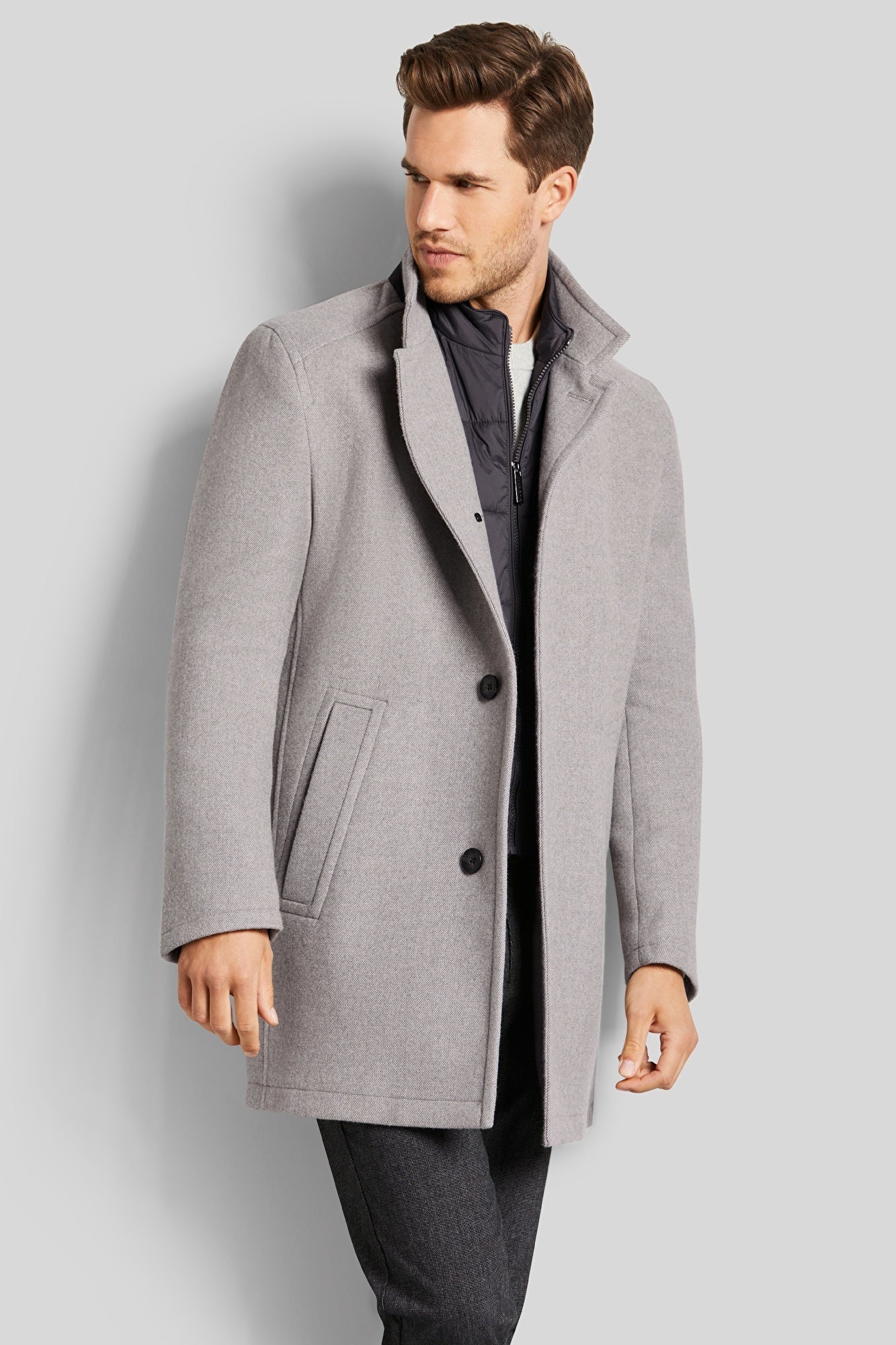 Bugatti Wool Coat in Beige