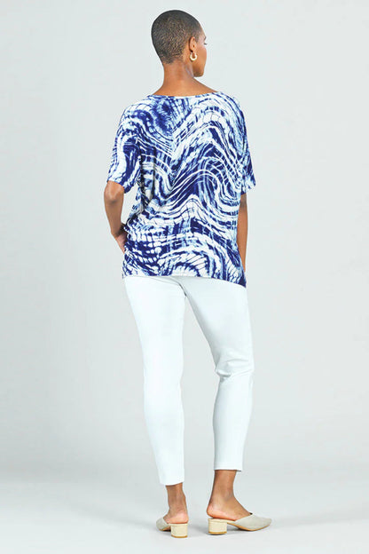 Tie-Dye 1/2 Sleeve Knit-Top