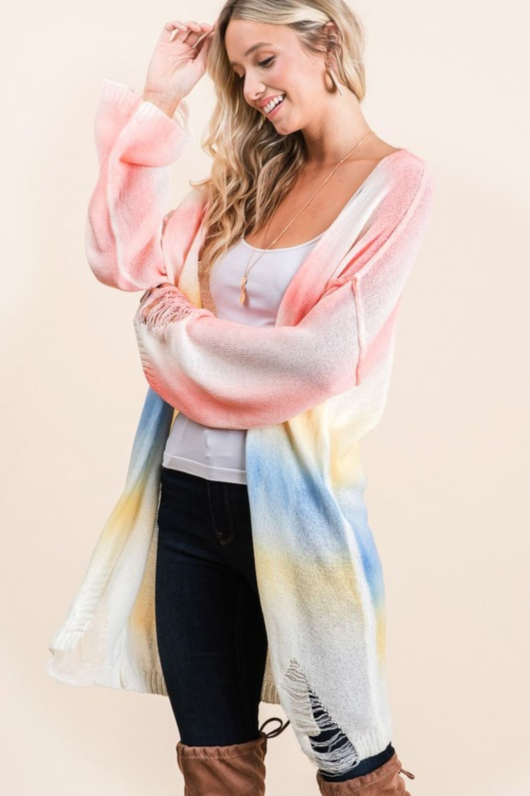 Tie Dye Cardigan