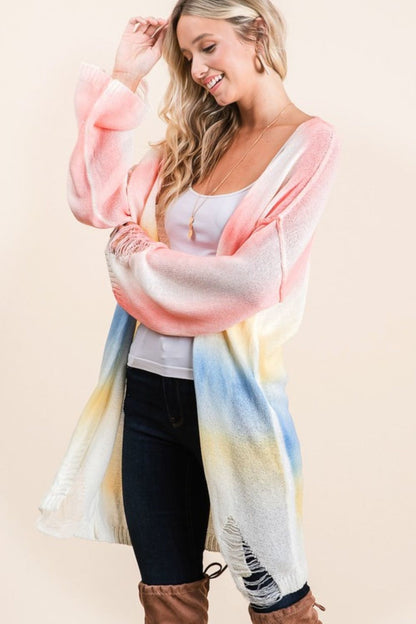 Tie Dye Cardigan