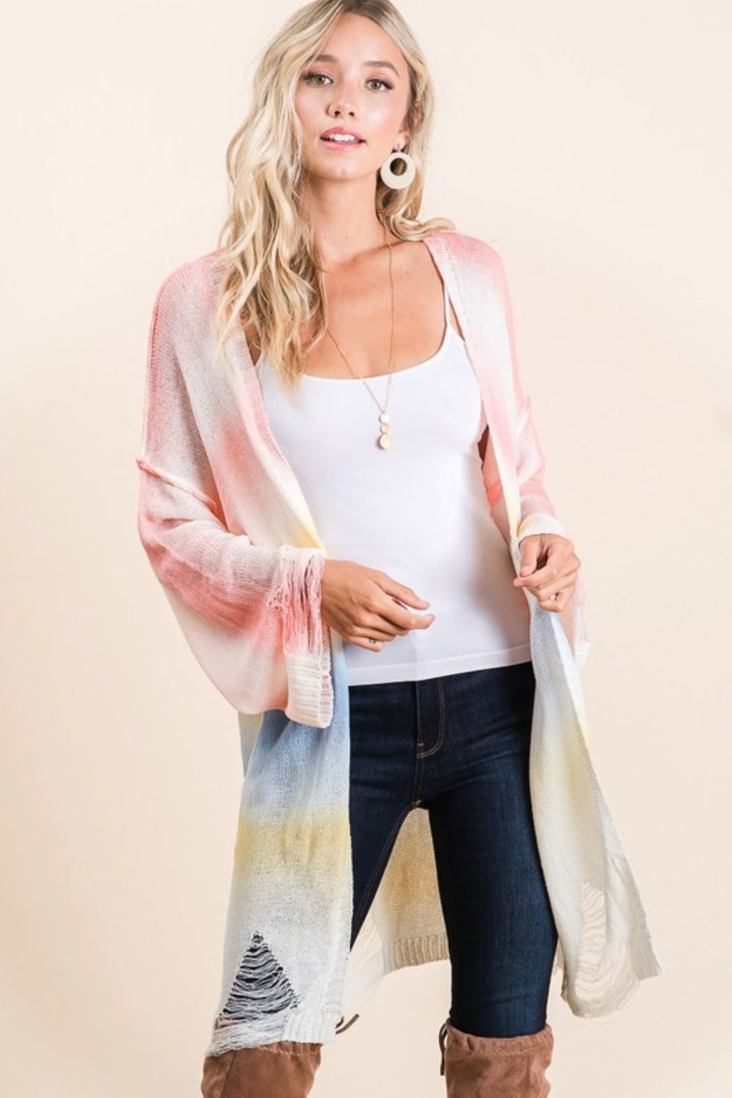 Tie Dye Cardigan