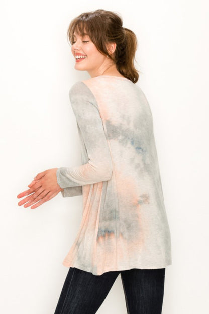 Tie Dye Long Sleeve Top