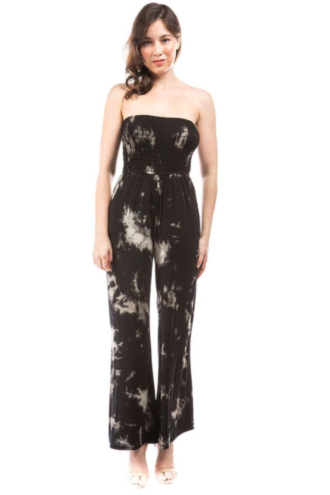 Tie Dye Tube Jumpsuit