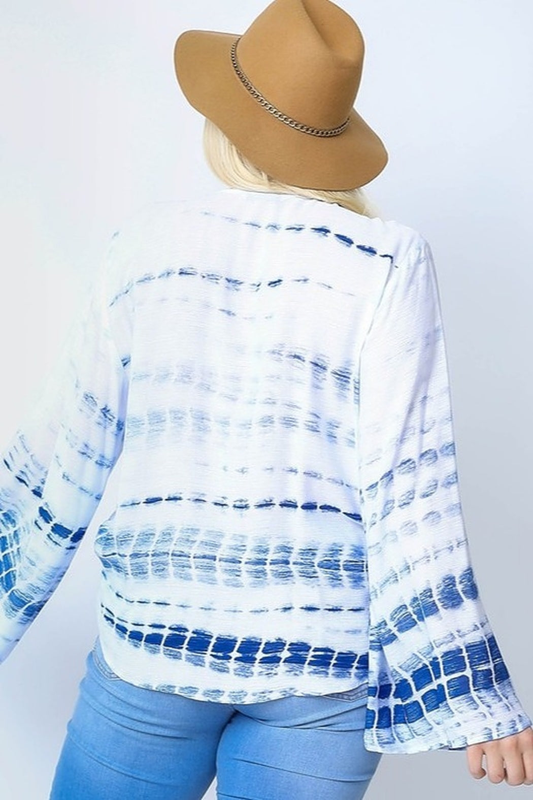 Tie Dye Wrap Top