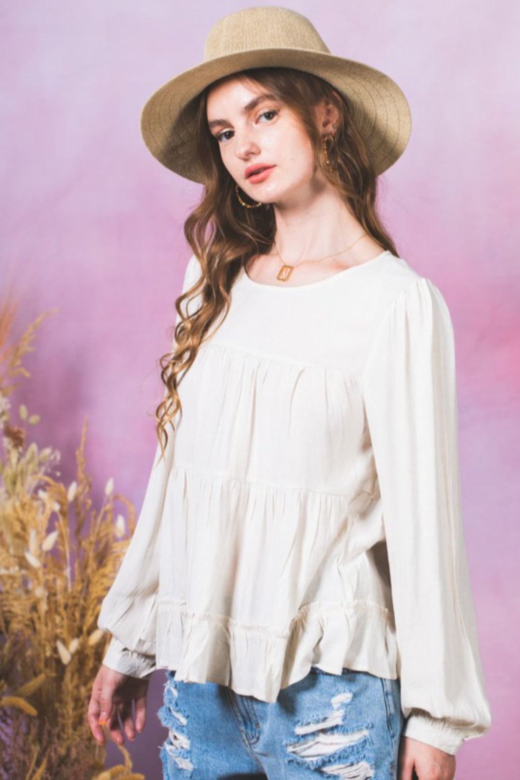 Tiered Ruffle Top