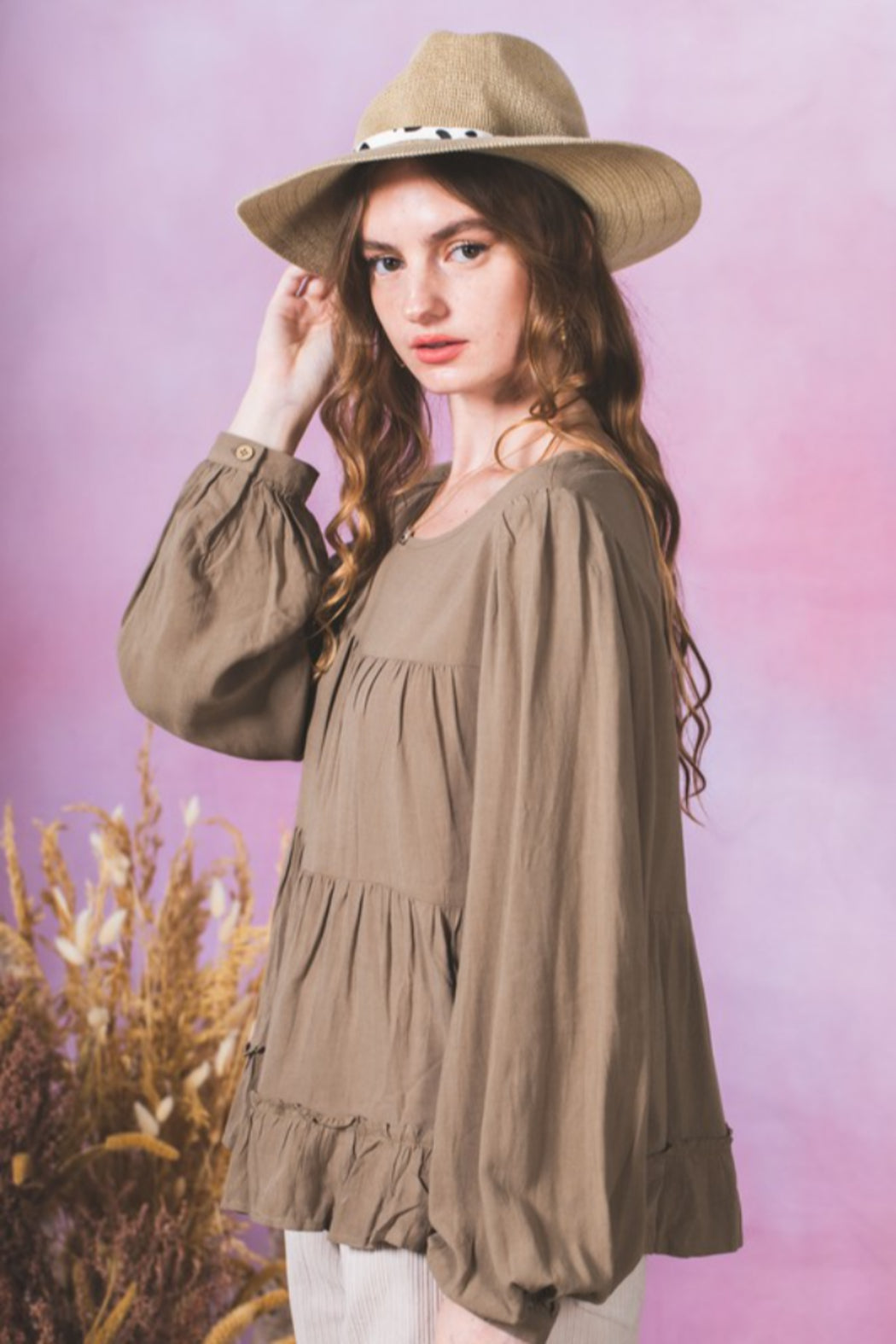 Tiered Ruffle Top