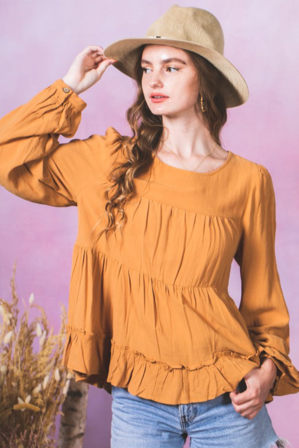 Tiered Ruffle Top