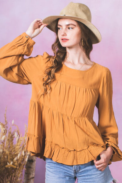 Tiered Ruffle Top