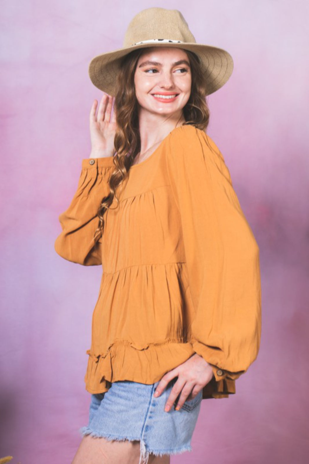Tiered Ruffle Top