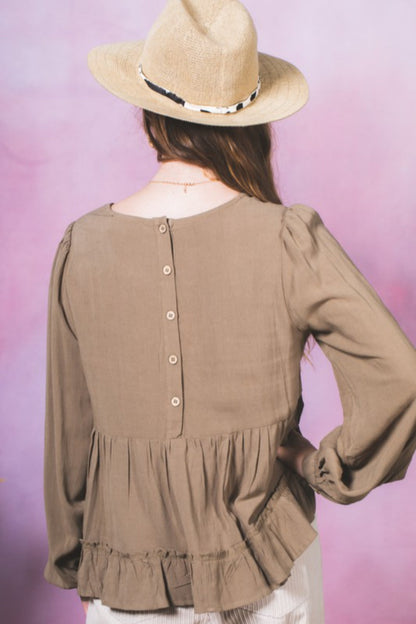 Tiered Ruffle Top
