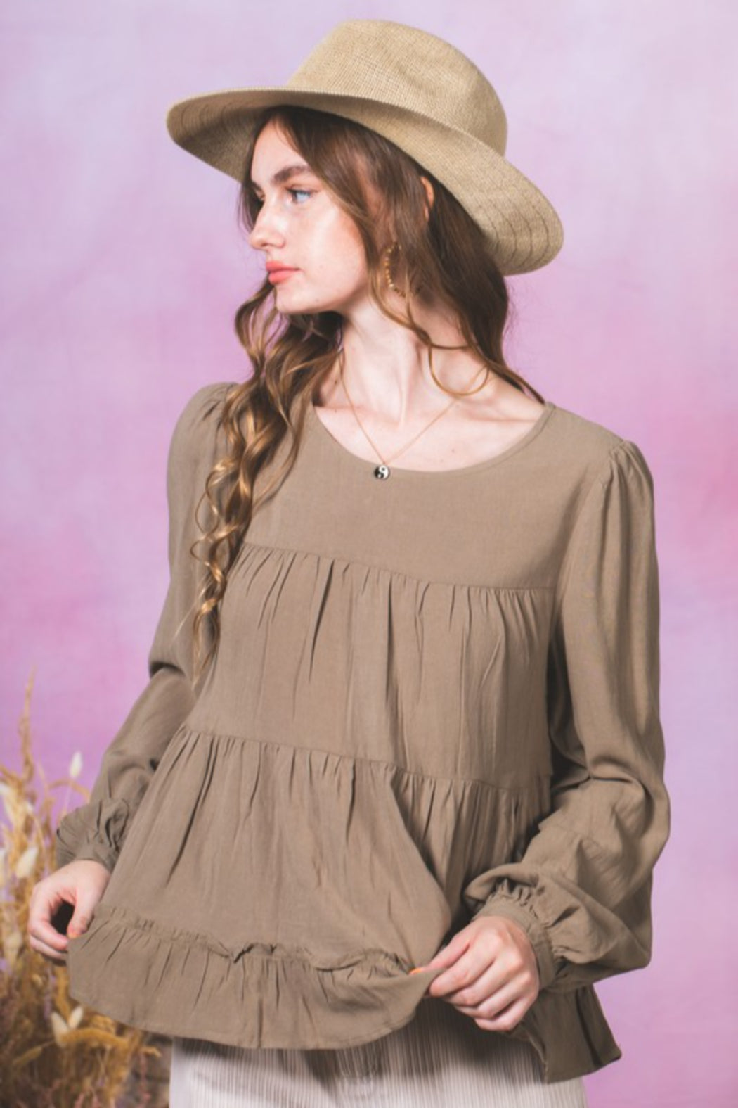 Tiered Ruffle Top