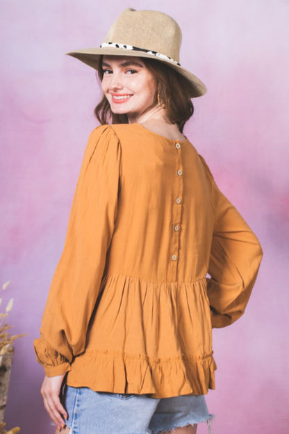 Tiered Ruffle Top