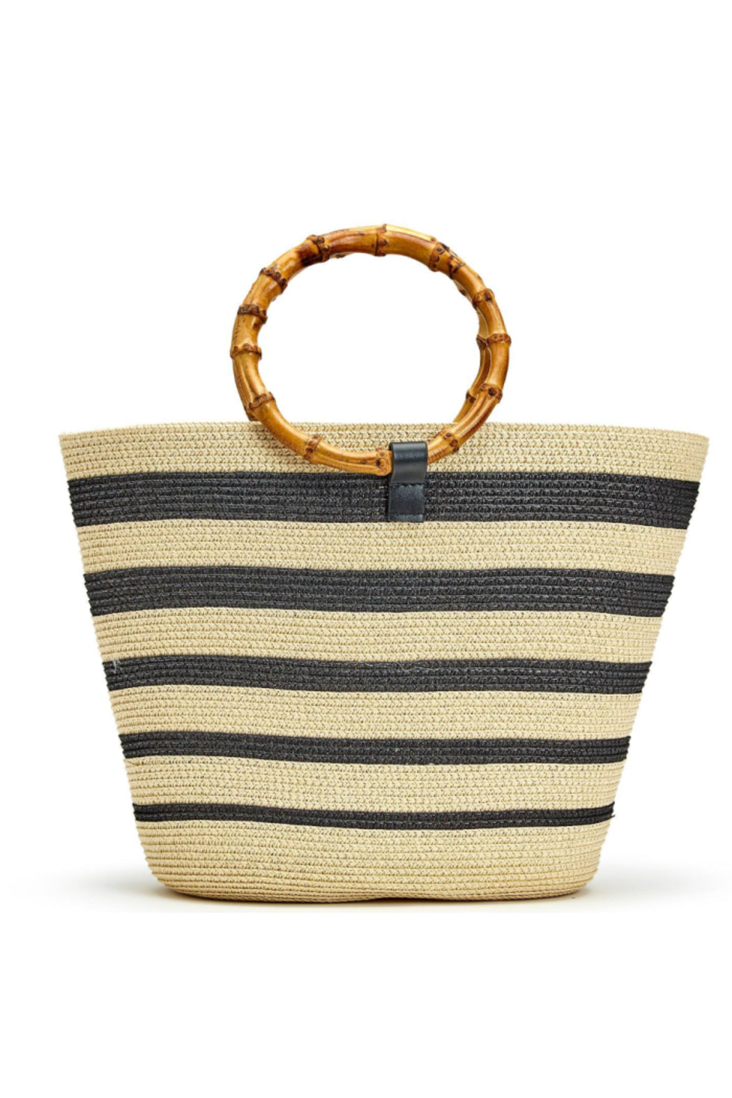 TOTE BAG WITH BAMBOO HANDLE