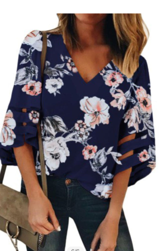 Tracie’s Flower Blouse