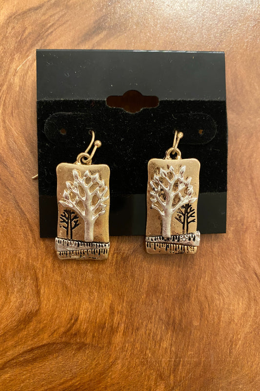 Tree Dangle Earrings