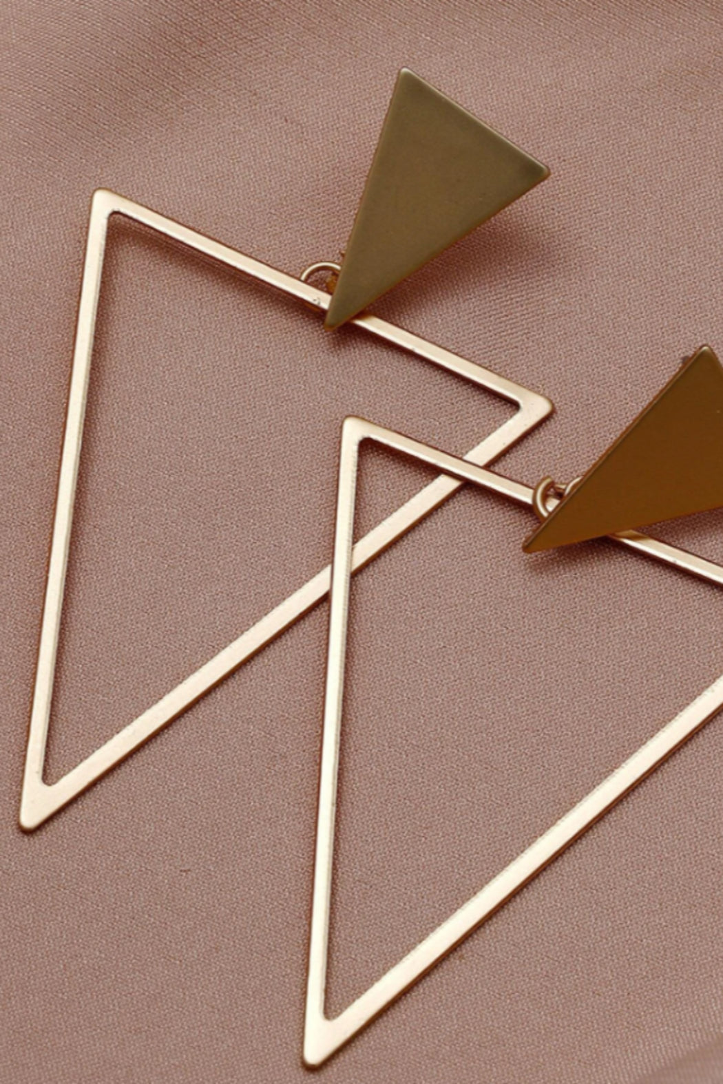 Triangle Drop Earrings