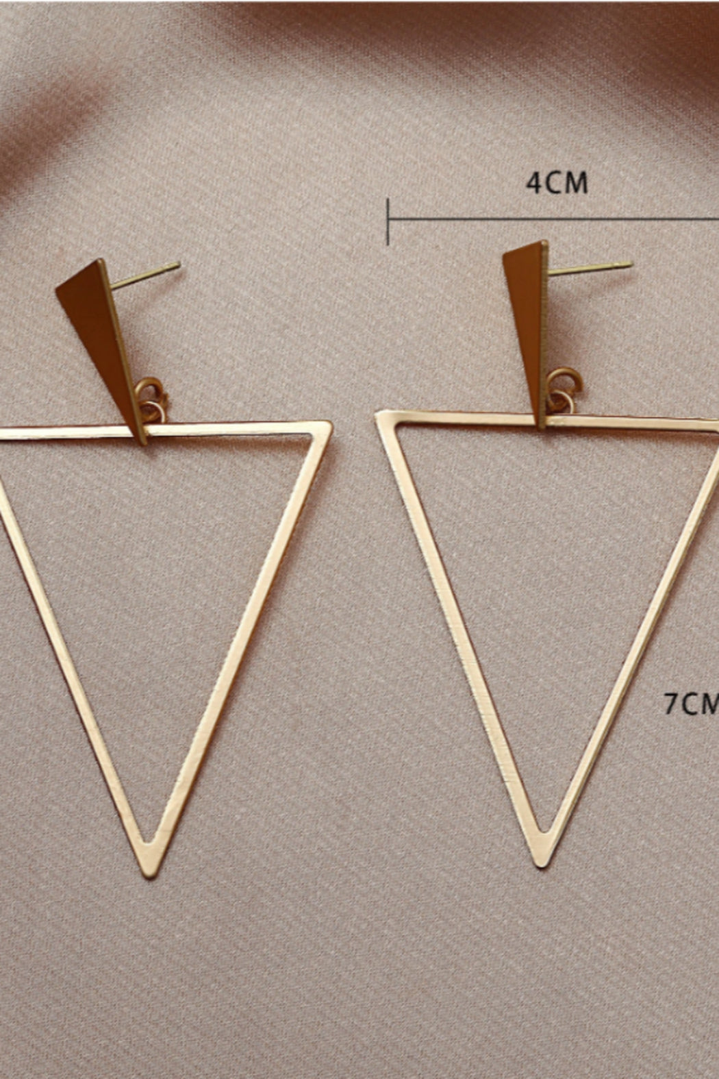 Triangle Drop Earrings