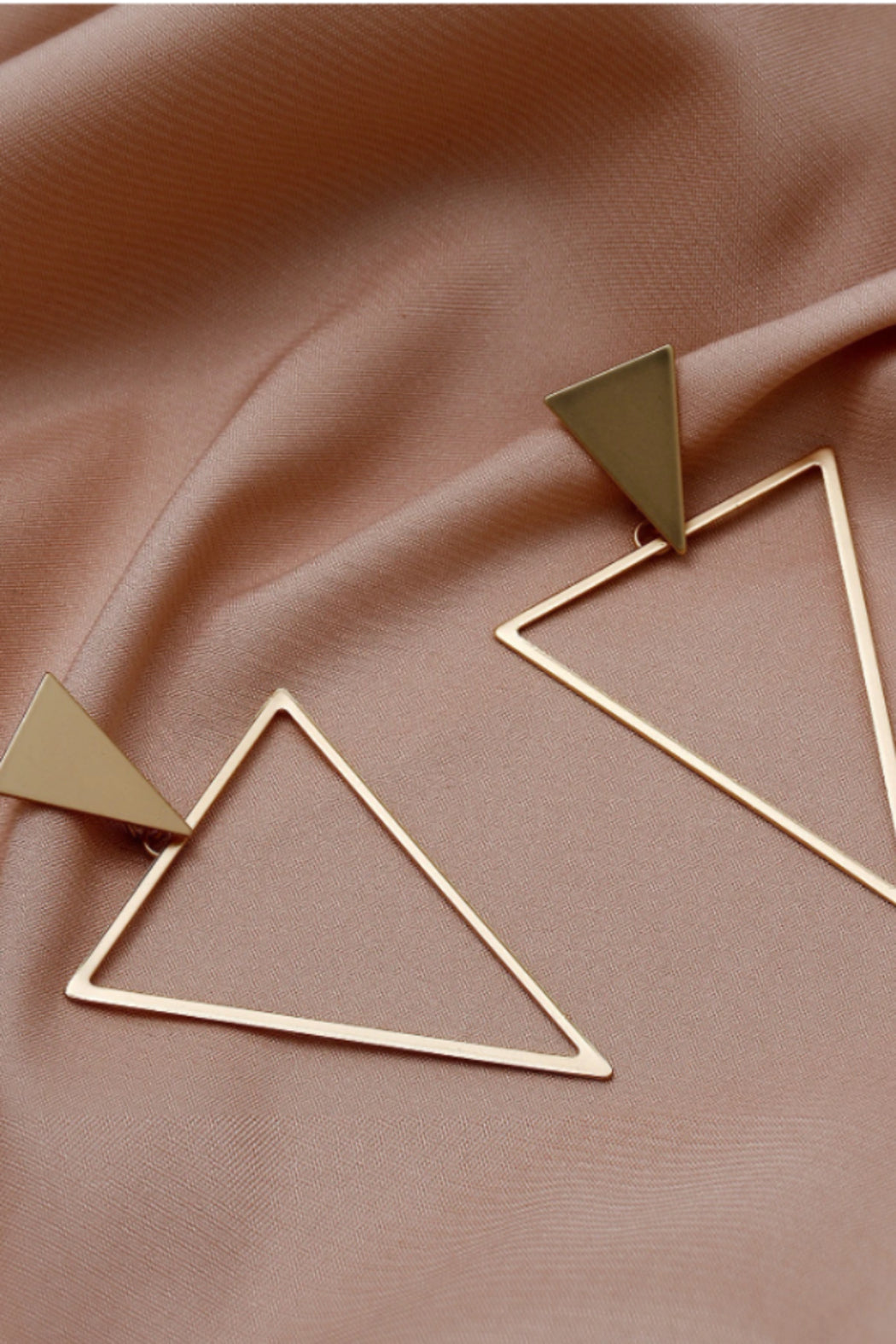 Triangle Drop Earrings