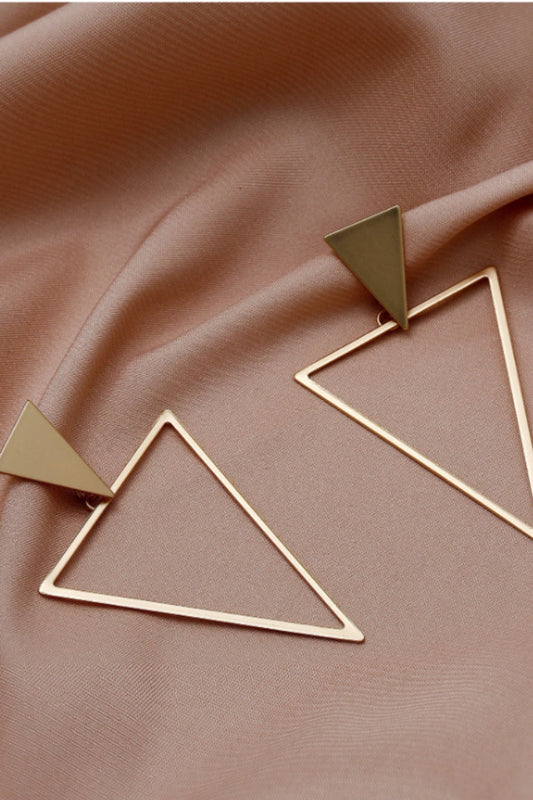 Triangle Drop Earrings