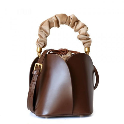 Tulip Leather Bucket