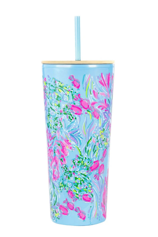 Tumbler with Straw-24oz