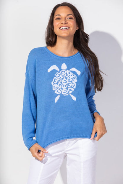 Turtle Motif Sweater
