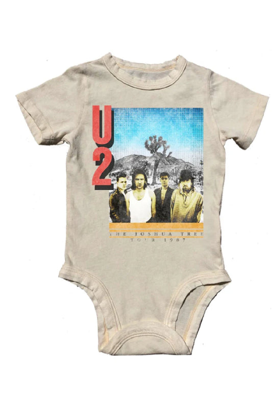 U2 short sleeve onesie