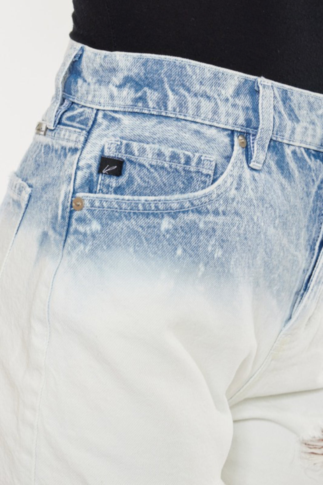 Ultra High Rise Denim Shorts