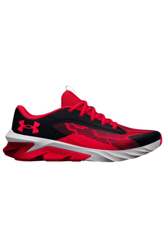 Under Armour BGS Charged Scramjet 4 in Black/Gray/Red