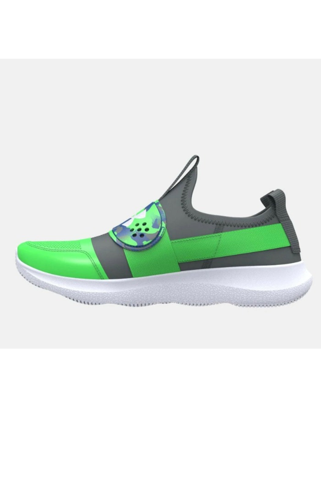 Under Armour Boys Grade School UA Runplay Camo Running Shoes