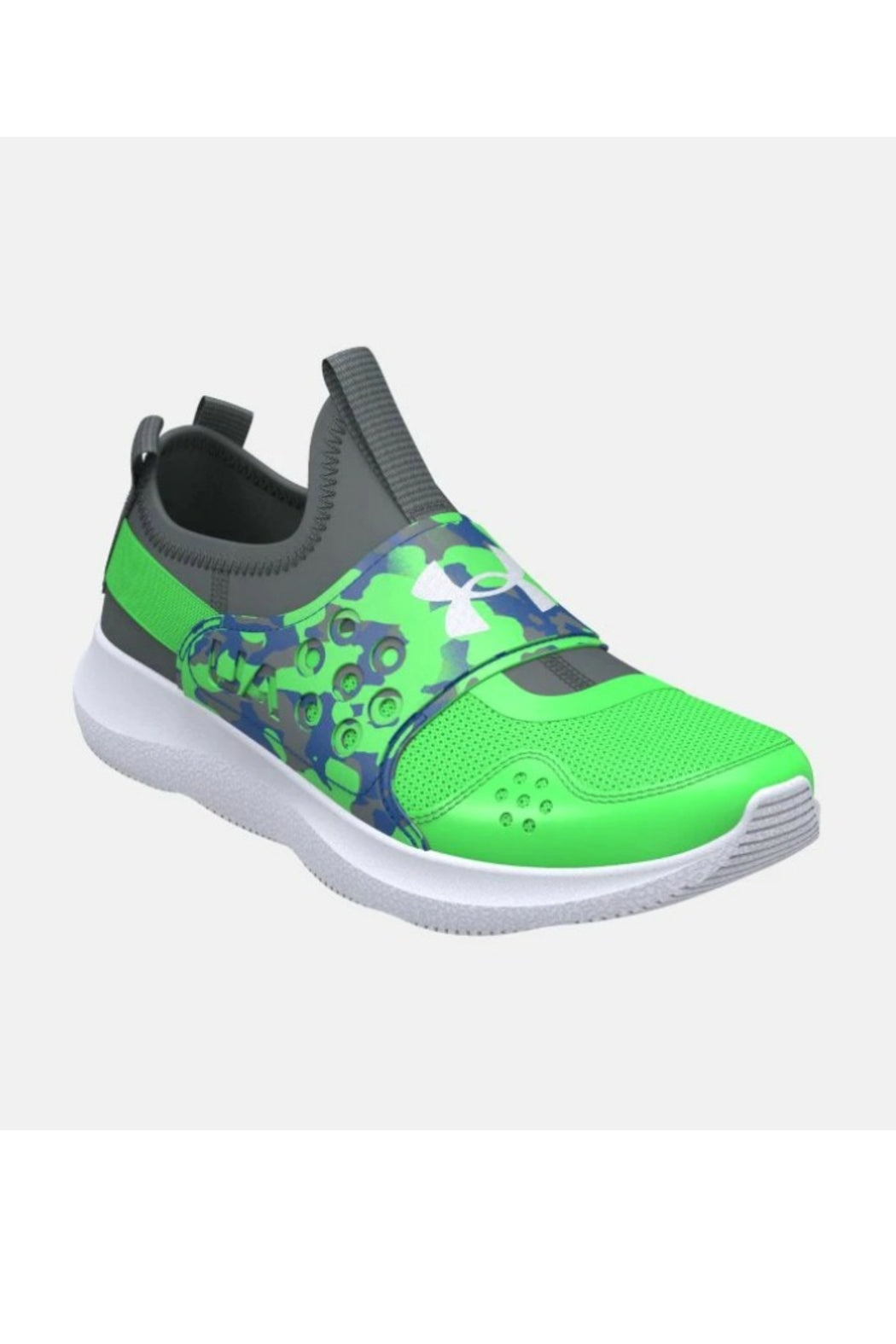 Under Armour Boys Grade School UA Runplay Camo Running Shoes
