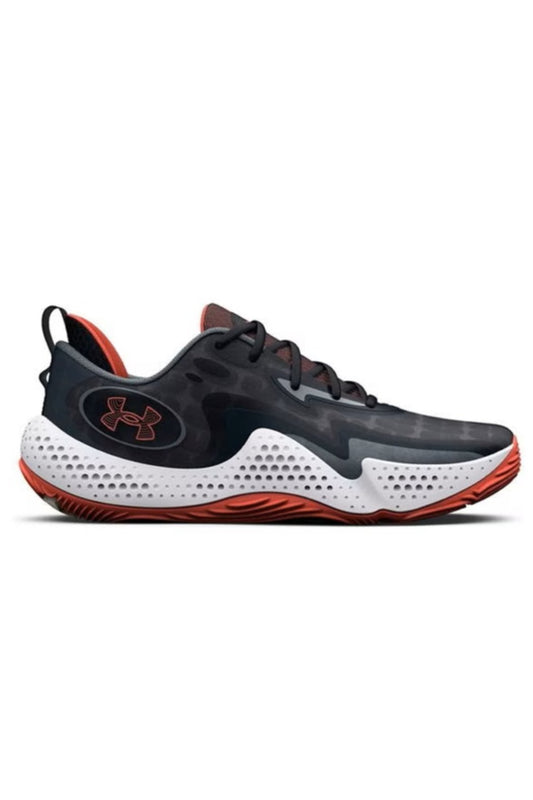 Under Armour Spawn 5 Basketball Shoes in Black/Grey
