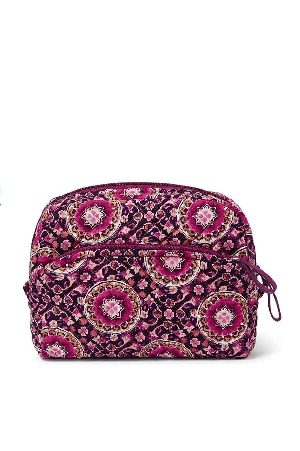 Vera Bradley Raspberry Medallion Medium Cosmetic