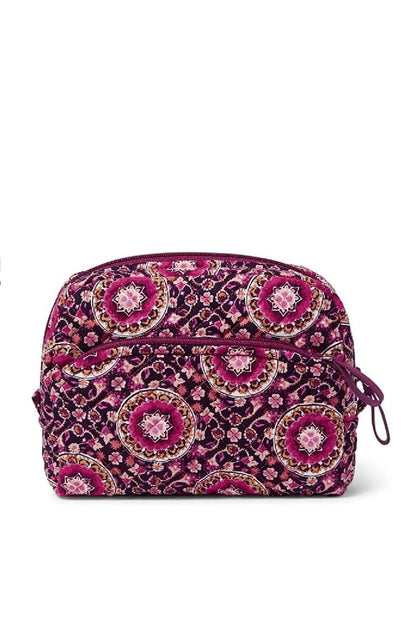 Vera Bradley Raspberry Medallion Medium Cosmetic