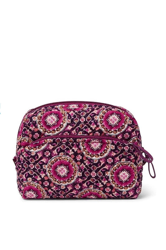 Vera Bradley Raspberry Medallion Medium Cosmetic