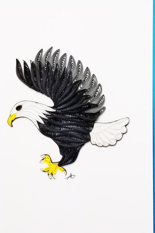 w255-Eagle Card 5x7