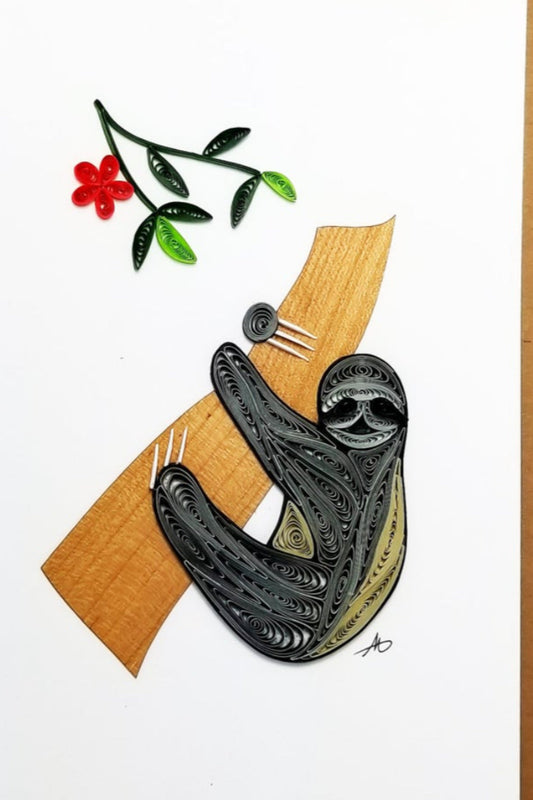 w263 Sloth Card 5x7