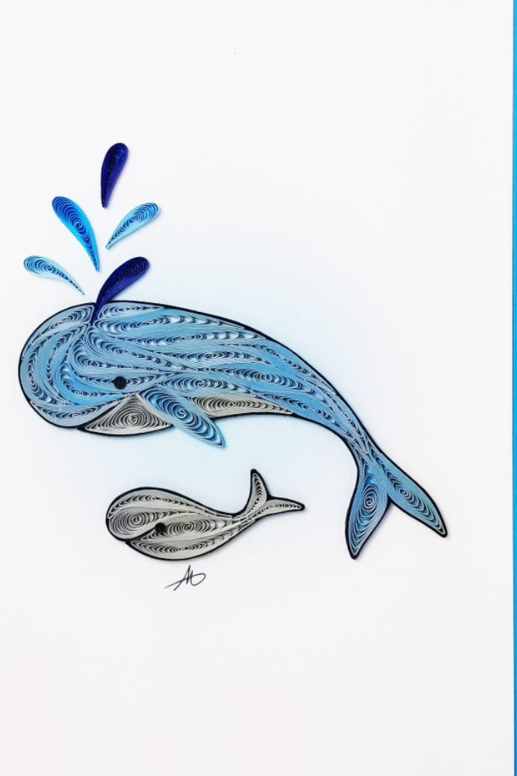w276 Whales Card 5x7