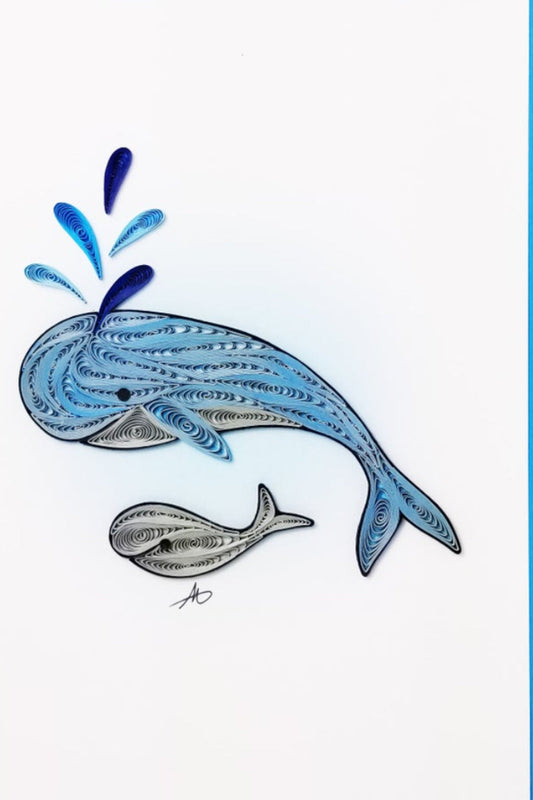 w276 Whales Card 5x7