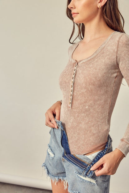 Waffle Knit Bodysuit