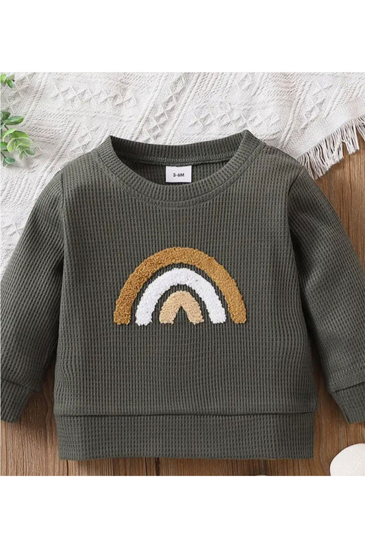 Waffle Rainbow Sweatshirt