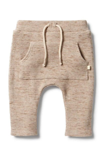 Organic Waffle Slouch Pant