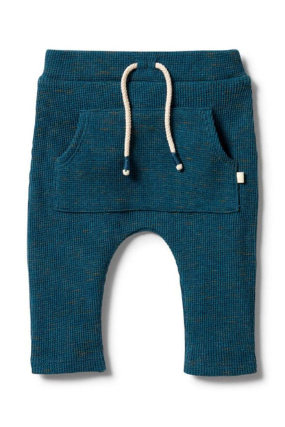 Organic Waffle Slouch Pant