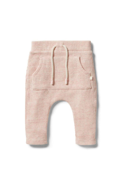Organic Waffle Slouch Pant
