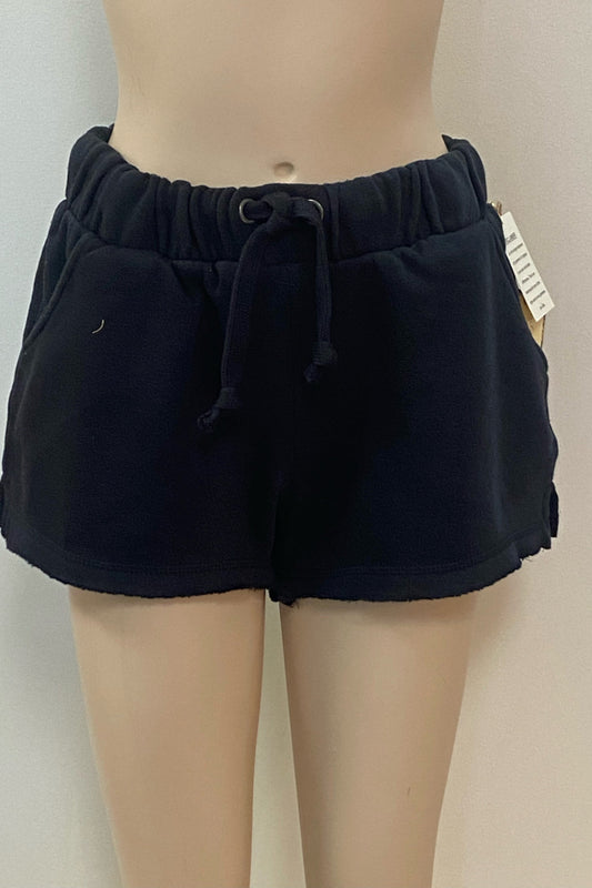 Wash Cropped Raw Edge Shorts