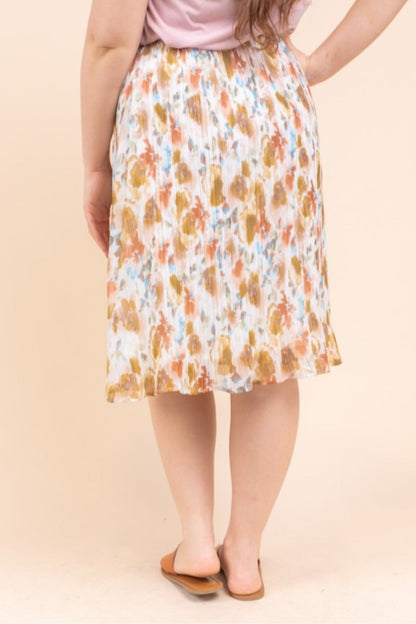 Water Color Skirt Curvy