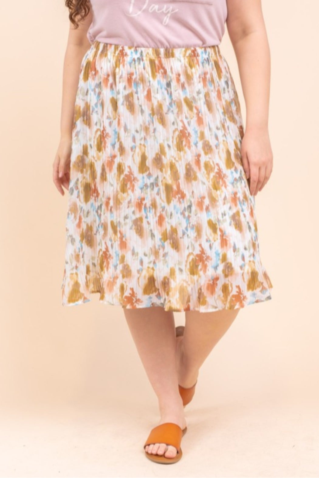 Water Color Skirt Curvy