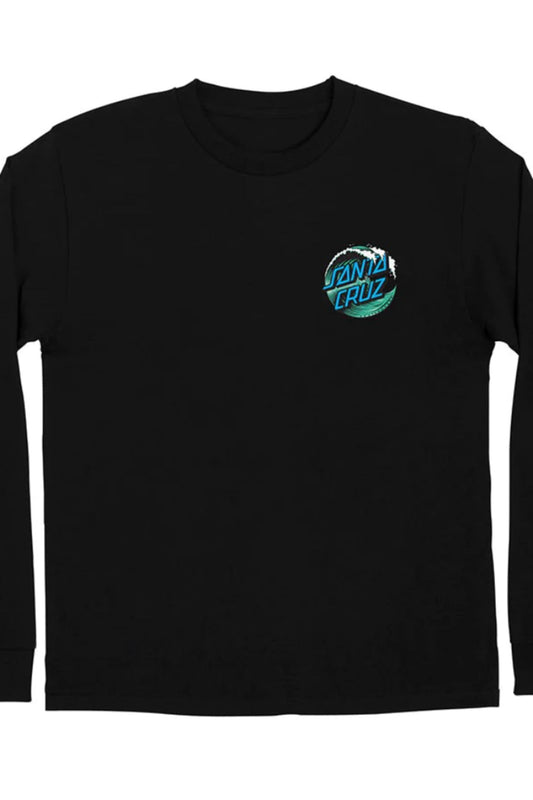 Wave Dot LS Mens Santa Cruz T-Shirt