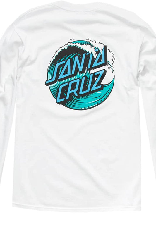 Wave Dot LS Santa Cruz T-Shirt