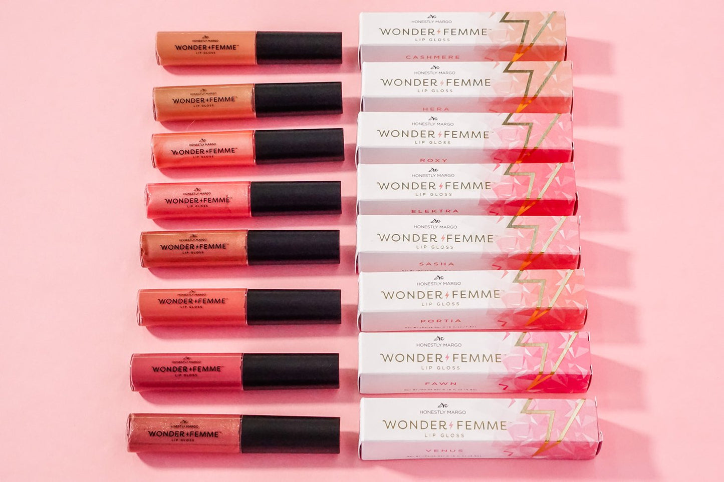 Wonder Femme Lip Gloss Complete Set